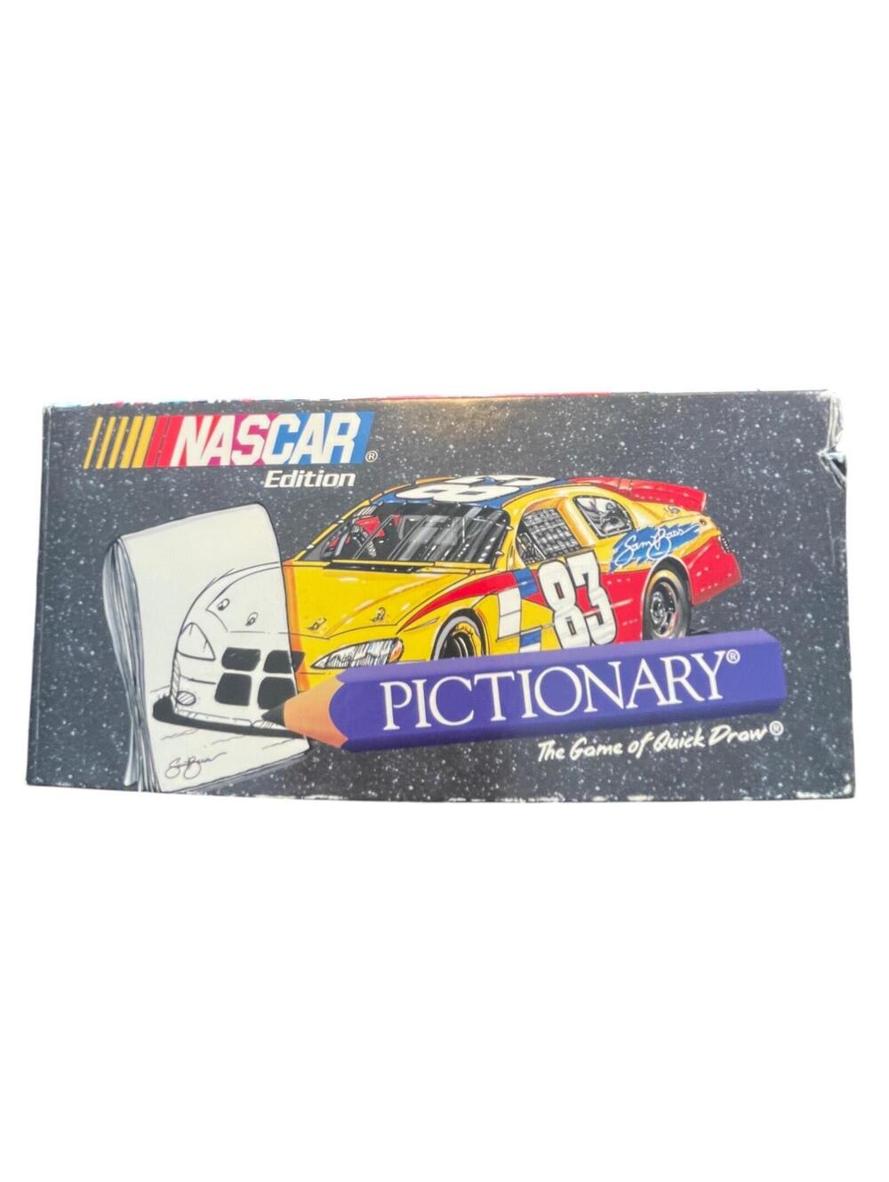 2001 NASCAR Pictionary Board Game Complete Sam Bass Racing - Picture 6 of 9